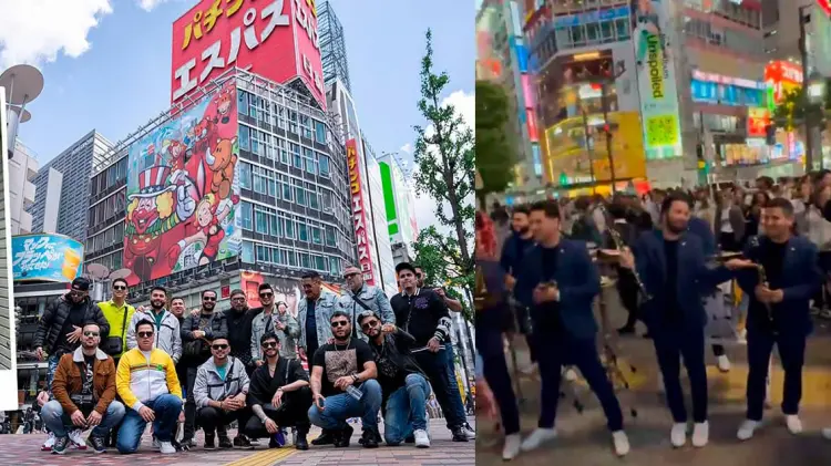 La Banda El Recodo ha compartido momentos de su viaje en redes sociales. (Especial / EXPRESO)