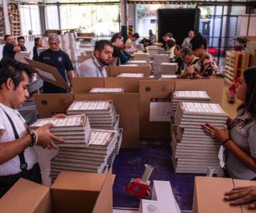 Entregan al INE material electoral para elecciones del 2 de junio