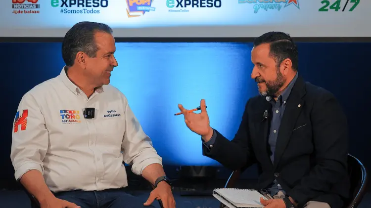 Antonio Astiazarán Gutiérrez en entrevista exclusiva para e Media. (Foto: Especial / EXPRESO)