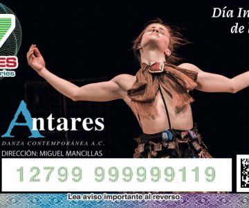 Sonora presente en billete de Lotería Nacional por el Día de la Danza