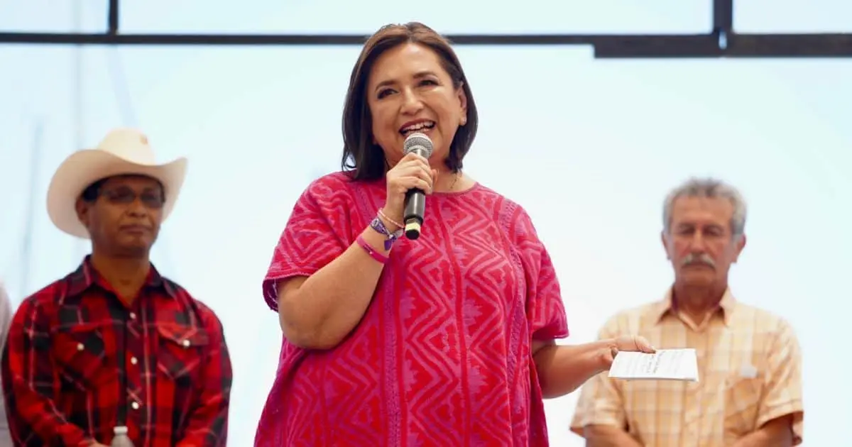 Den la pelea conmigo; Xóchitl Gálvez visita el municipio de Guaymas