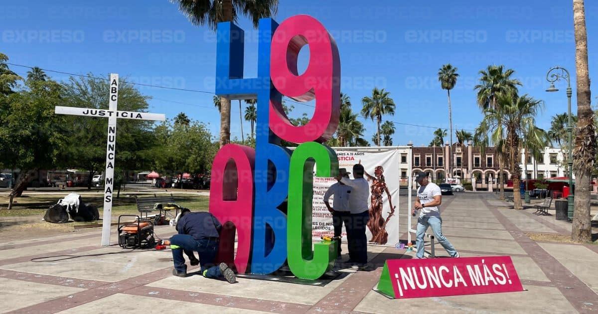 Instalan antimonumento en memoria de las víctimas de la Guardería ABC