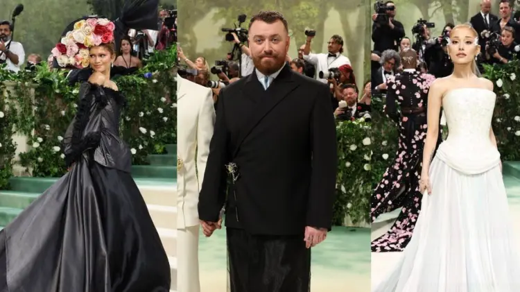 Zendaya, Sam Smith y Ariana Grande desfilaron por la gala. (Foto: Especial/EXPRESO)