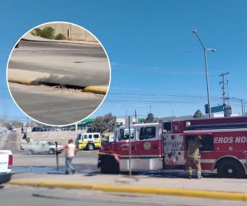 Sofocan Bomberos incendio subterráneo en Nogales