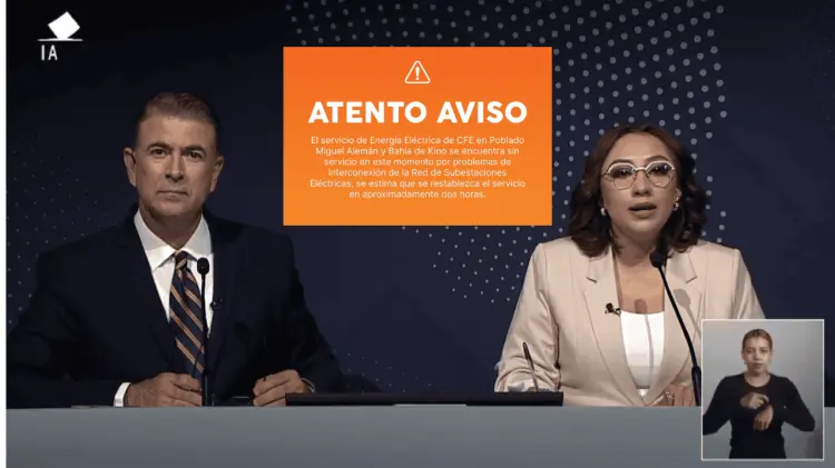 El debate se reanudó después de varios minutos. (Especial / EXPRESO)