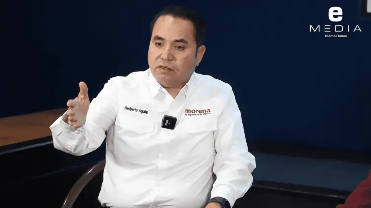 Heriberto Aguilar Castillo, candidato al Senado de la República por Morena. (Foto: Ramón Munguía).