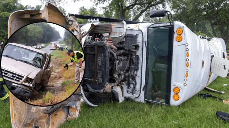 El conductor de una camioneta Ford es señalado como culpable del accidente. (Foto: RR.SS/Cortesía)