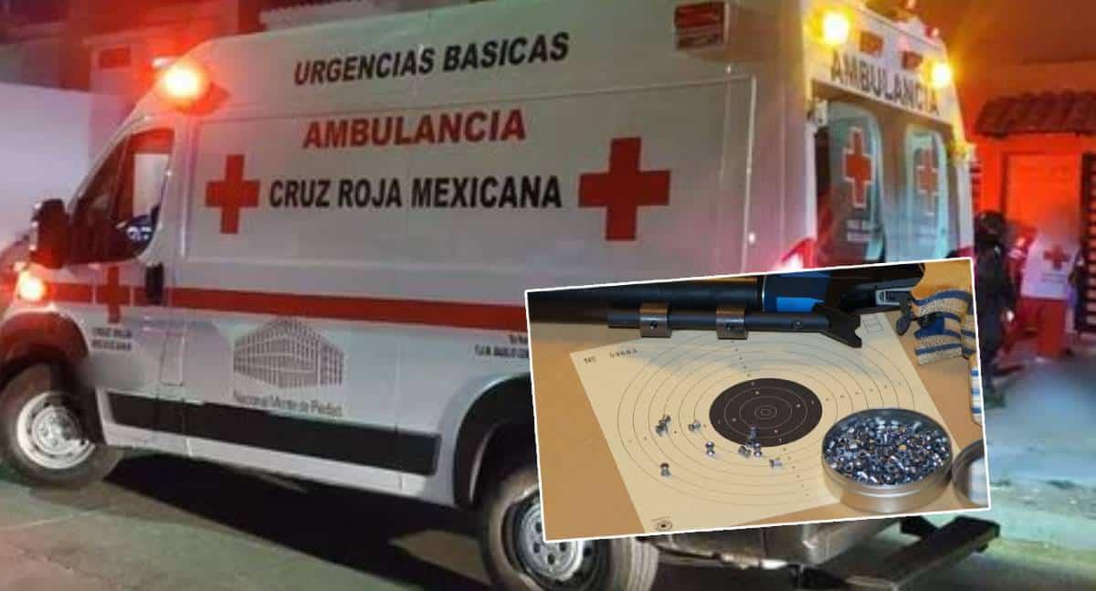 Niño de 7 años es herido en el rostro por jugar con rifle de balines