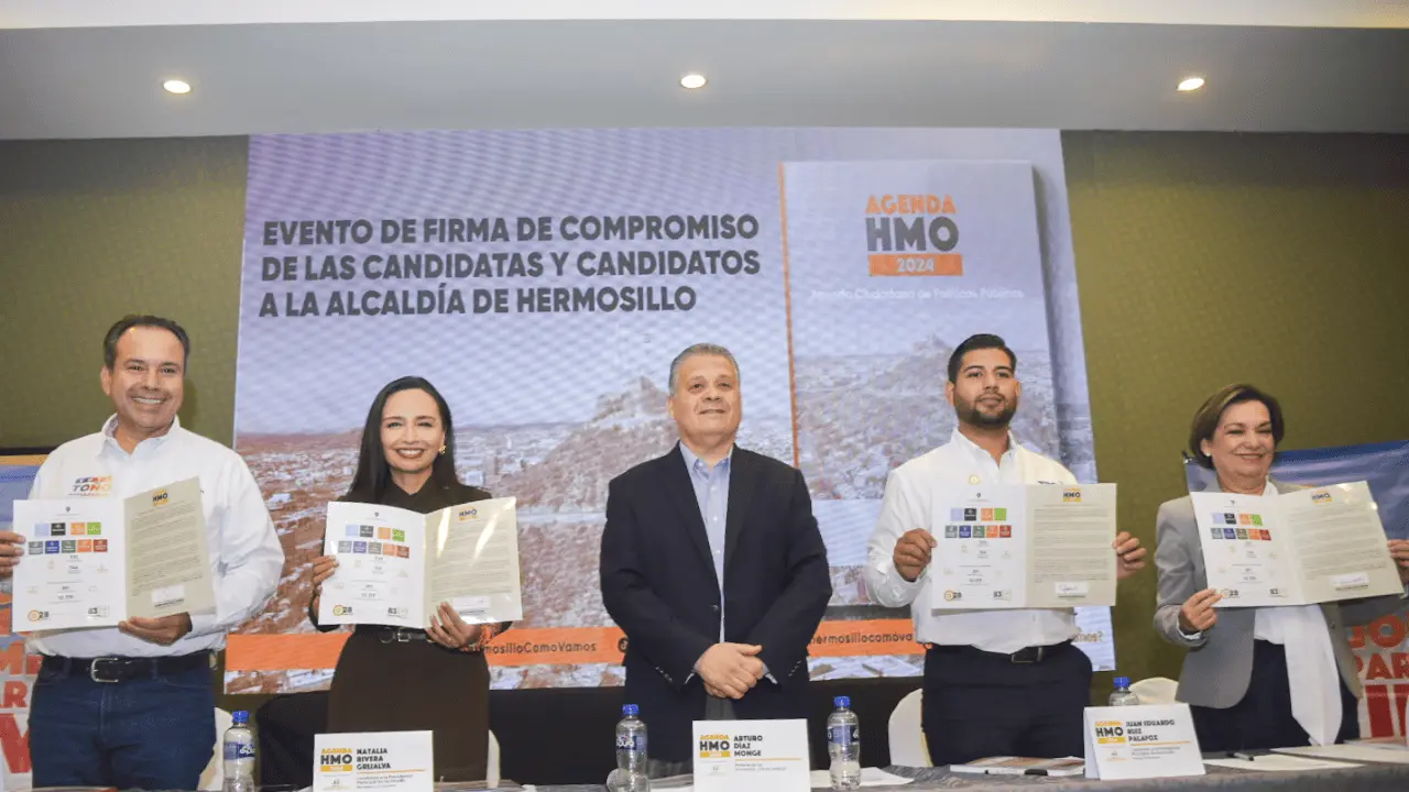 Firman candidatos Agenda Ciudadana de Políticas Públicas de HCV
