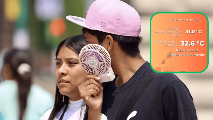 La Ciudad de México ha sufrido temperaturas extremas anormales. (Foto: Agencia Reforma/EXPRESO)