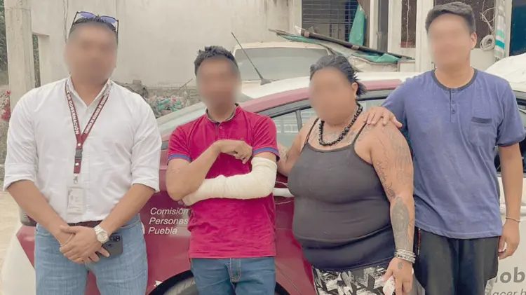 Colaboración entre Sonora y Puebla reúne a hombre desaparecido con su familia. (Foto: Cortesía).