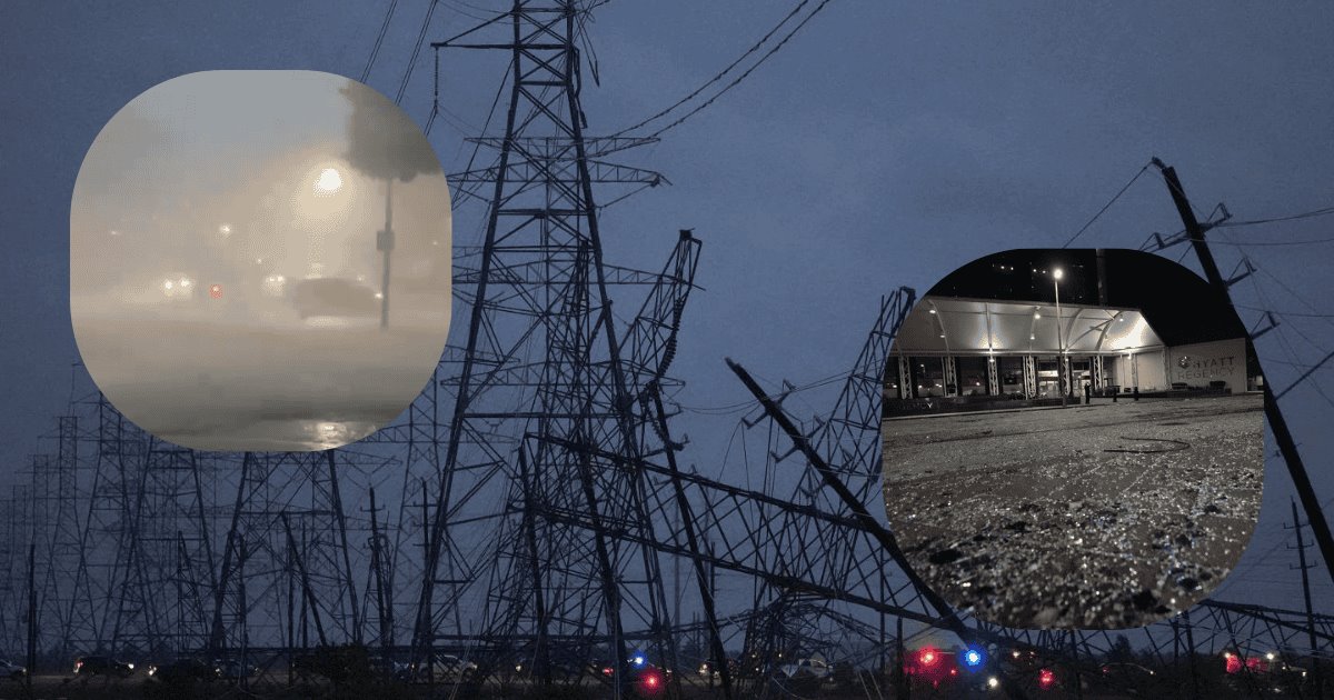 Severa tormenta ataca a Houston; 4 muertos y casi un millón sin electricidad