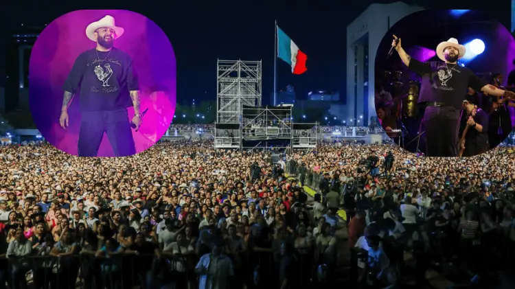 Carin León celebró los 200 años de Nuevo León en el MacroFest. (Foto: Agencia Reforma/EXPRESO)