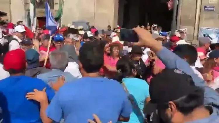 En redes circulan videos de los altercados en la marcha de este domingo. (Foto: Captura de video)