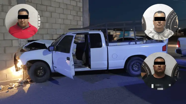 Los agentes ministeriales recuperaron el vehículo robado. (Fotos: FGJE de Sonora)
