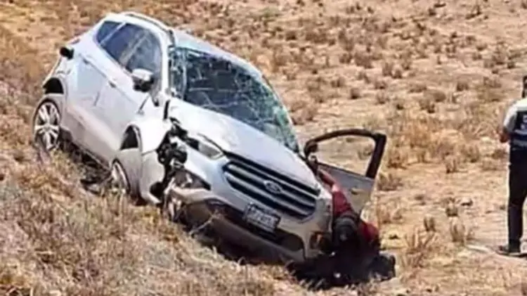 La camioneta viajaba de norte a sur por la carretera México 15. (Foto: Cortesía)