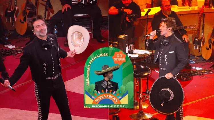 Alejandro Fernández se presentará en Hermosillo el 7 de septiembre. (Foto: Jorge Flores/EXPRESO)