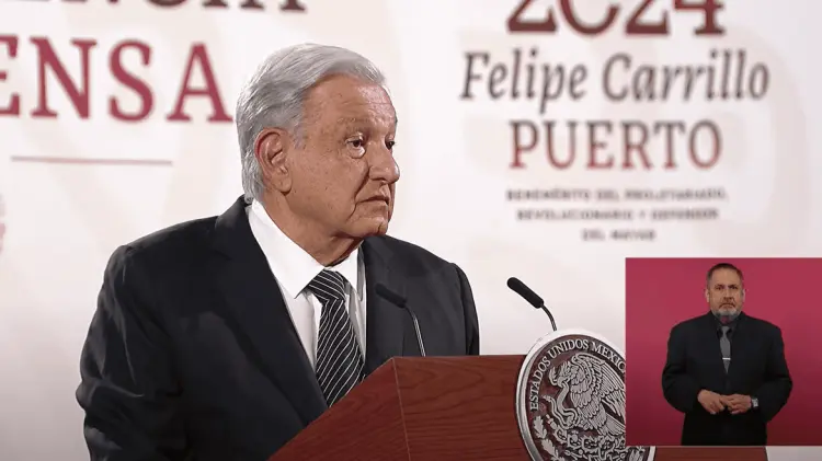 Andrés Manuel López Obrador, presidente de México.
