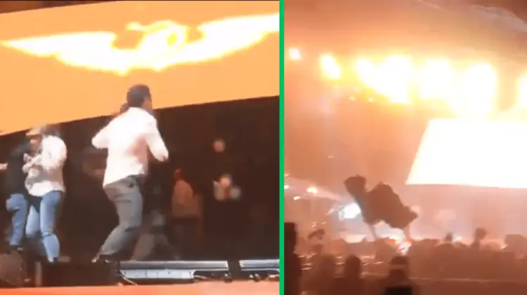En redes sociales circulan videos del angustiante momento. (Foto: Cortesía)