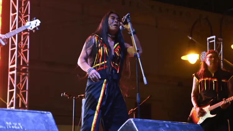 La agrupación comcáac se presentó este jueves en las Fiestas del Pitic. (Foto: Lidia Fonseca/EXP)