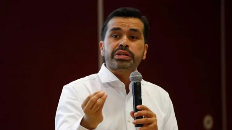 Jorge Álvarez Máynez, candidato a la Presidencia de la República por Movimiento Ciudadano.