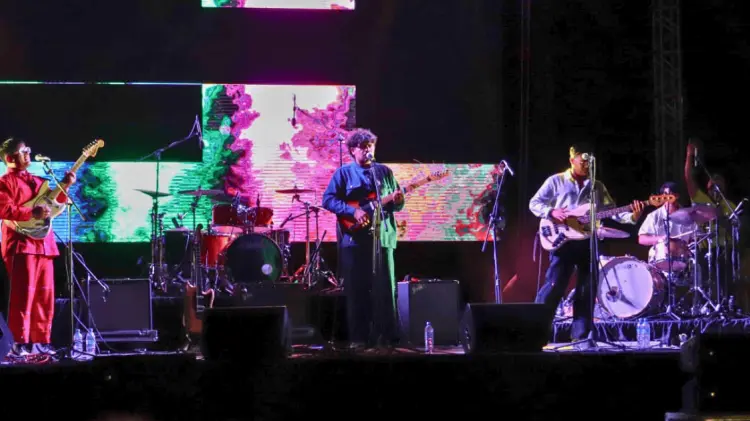 La agrupación Pinacate estuvo presente en las Fiestas del Pitic 2024. (Foto: Juan Olivas/EXPRESO)