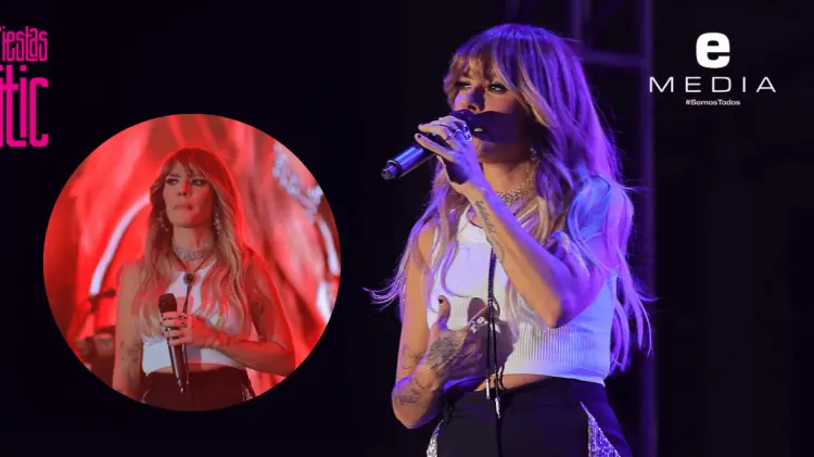 Kany García se mostró feliz de estar en Hermosillo. (Foto: Cristian Ruiz/EXPRESO)