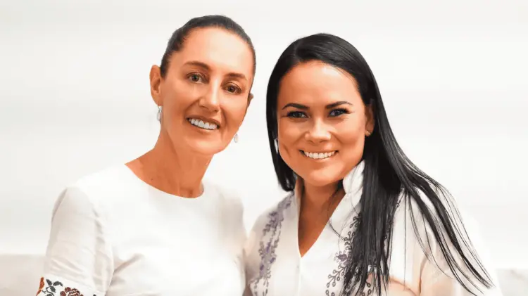 Alejandra del Moral y Claudia Sheinbaum se reunieron tras su renuncia al PRI. (Foto: X/Especial)