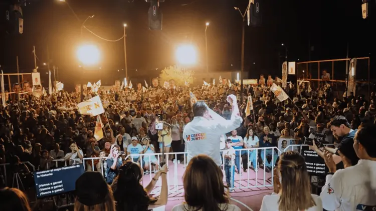 El candidato llamó a votar por continuar por la ruta del cambio este 2 de junio. (Foto: Cortesía)