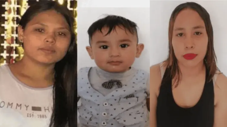 Carmen Esmeralda Martínez Saucedo, Jesús Saucedo Barceló y Fernanda Yamileth Saucedo Barceló.