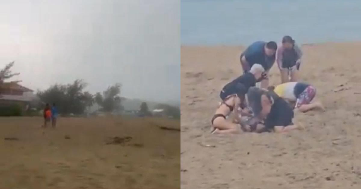 Rayo impacta a tres menores en playa de Puerto Rico