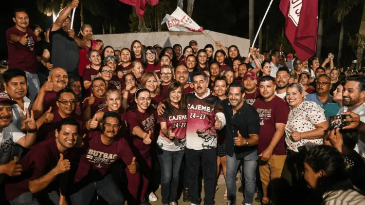 Javier Lamarque se dijo ganador de la reelección a Presidente Municipal. (Foto: Arianna Monteverde)