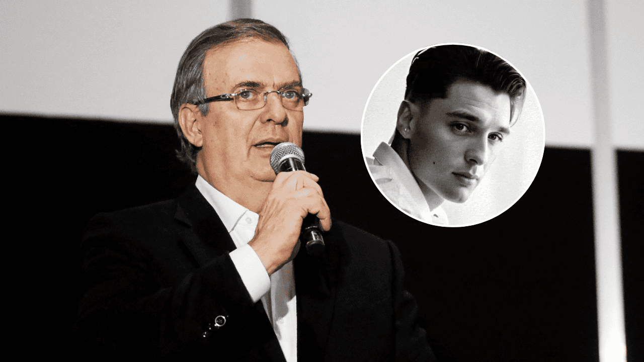 ¿Peso Pluma le copió su nuevo look a Marcelo Ebrard? Así lucía el excanciller