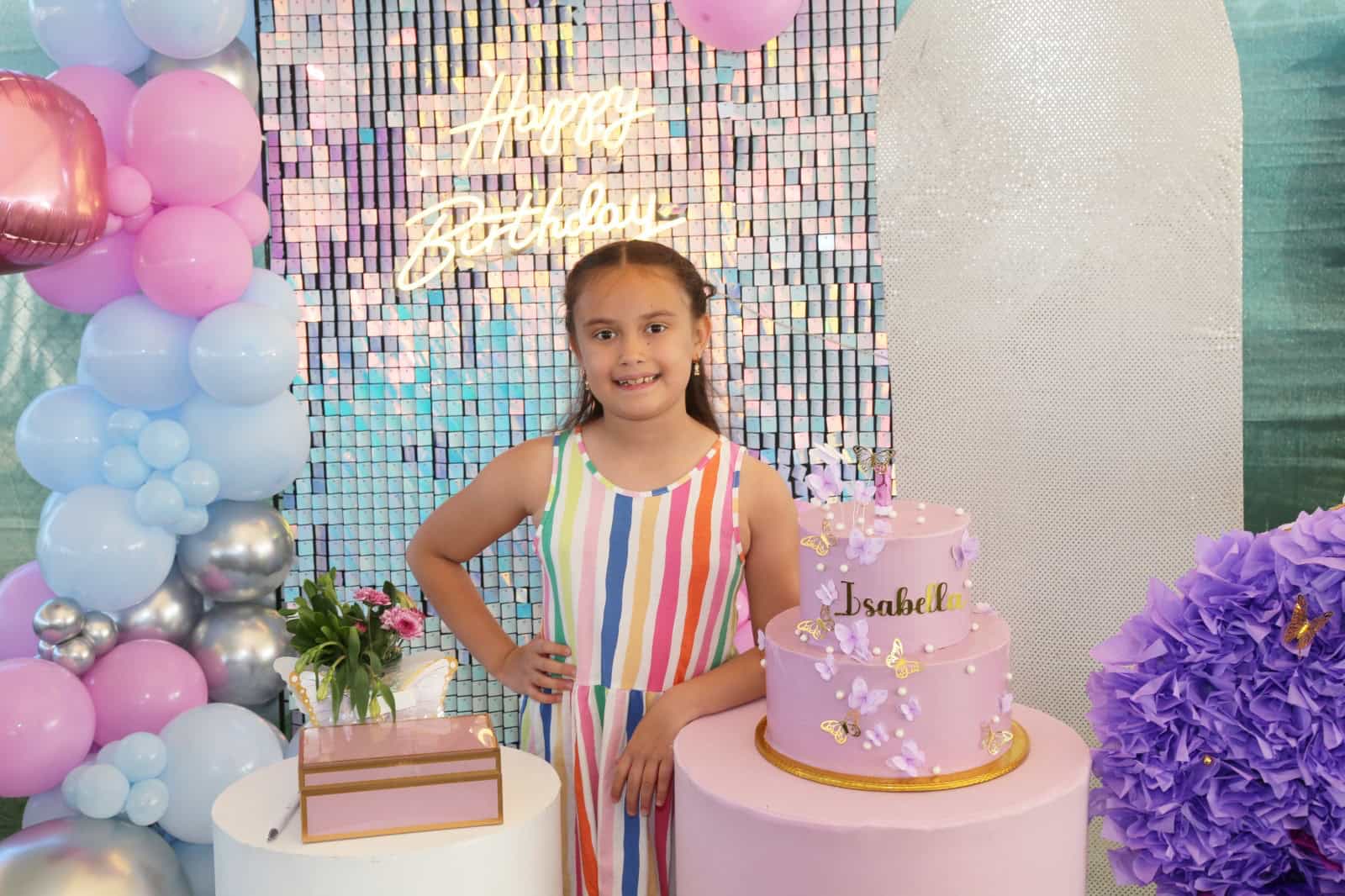 Isabella Alejandra Huez Jiménez festejó sus 3 años