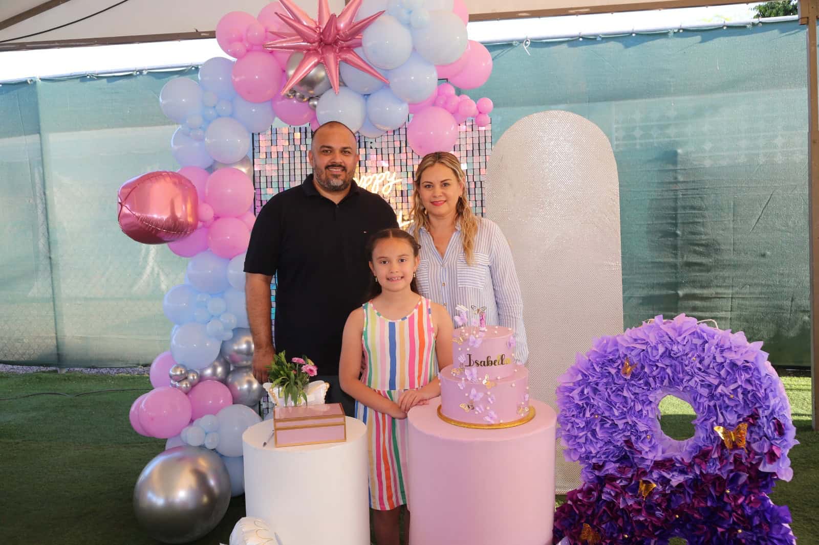 Isabella Alejandra Huez Jiménez festejó sus 3 años