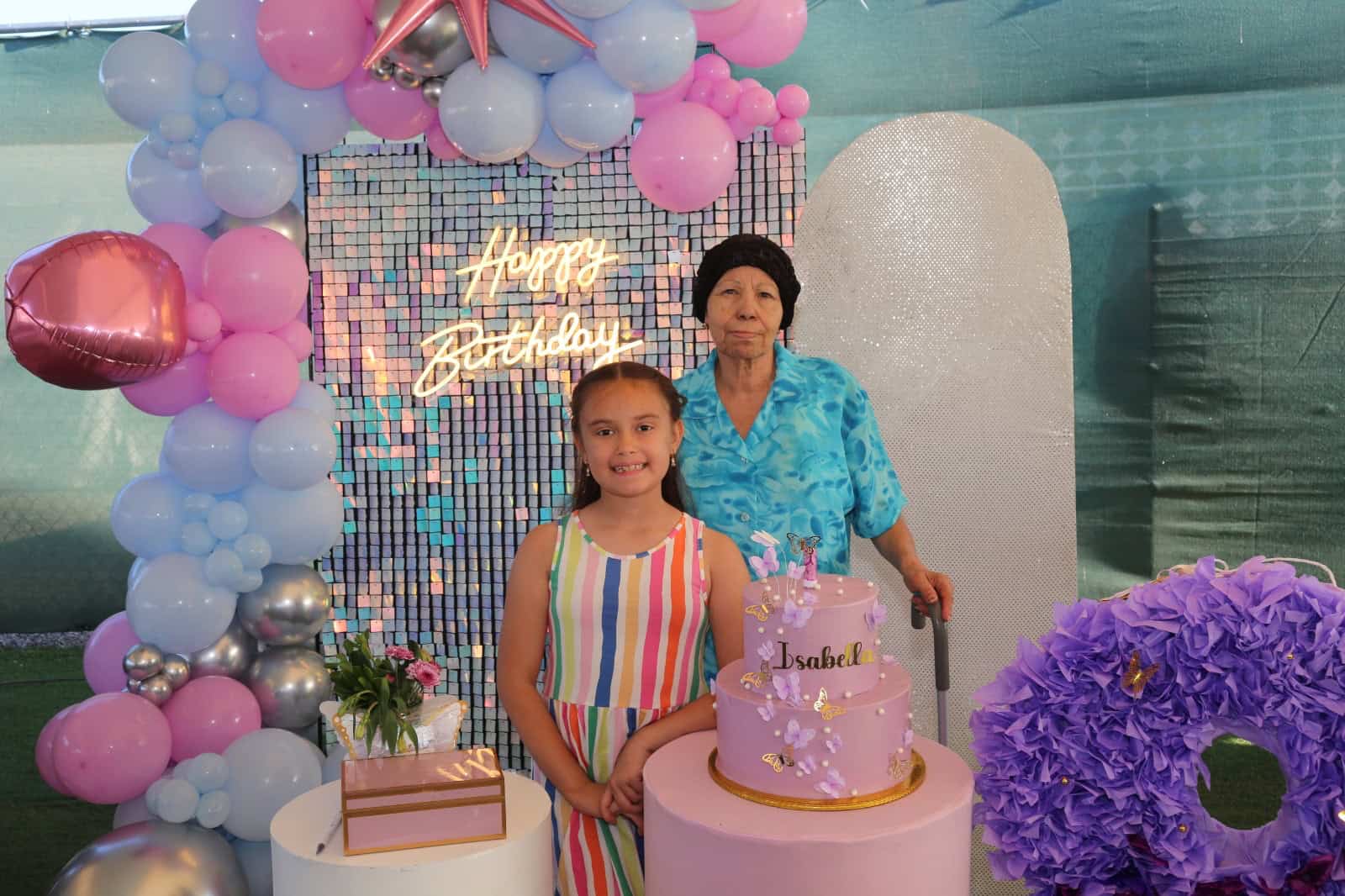Isabella Alejandra Huez Jiménez festejó sus 3 años