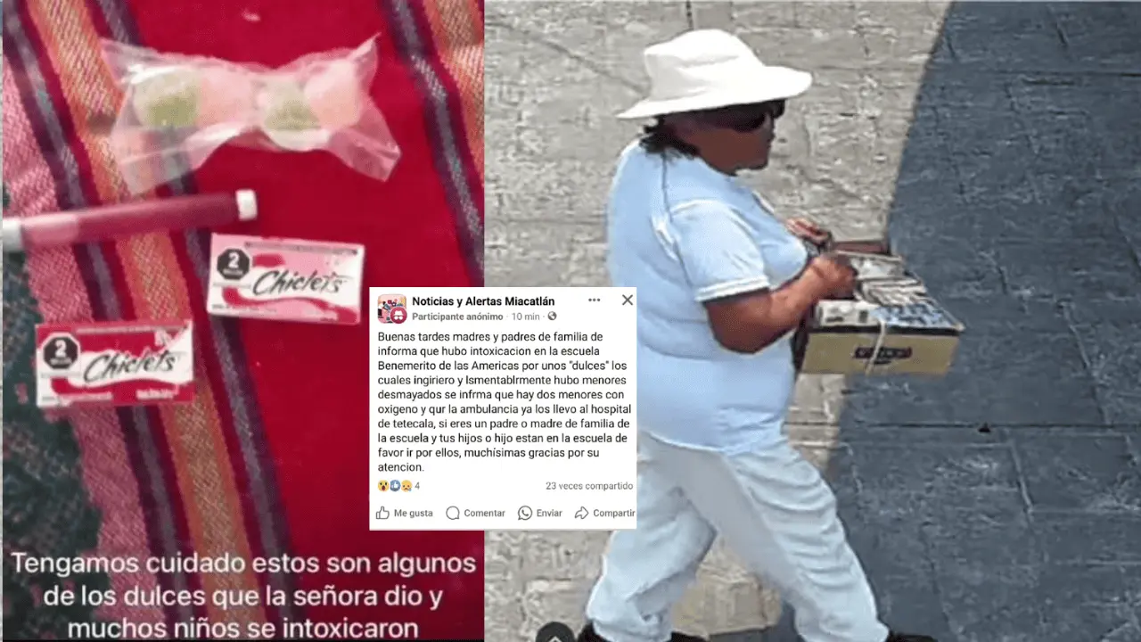 Estudiantes de secundaria se intoxican por ingesta de dulces