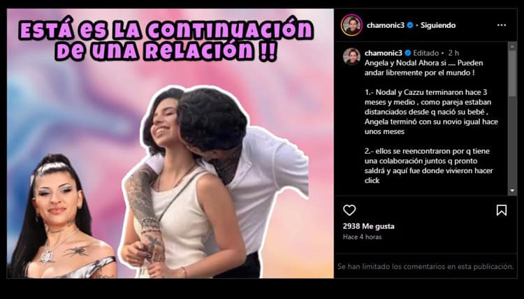 “No es una nueva relación”: Nodal amaba a Ángela Aguilar desde hace años