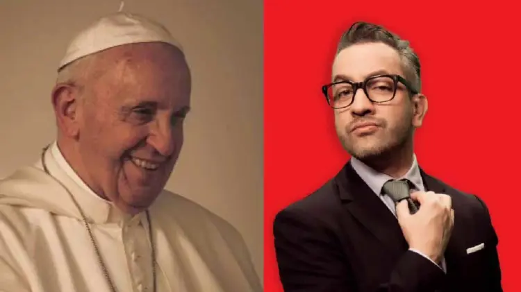 Chumel Torres comparte video con el Papa Francisco en el Vaticano