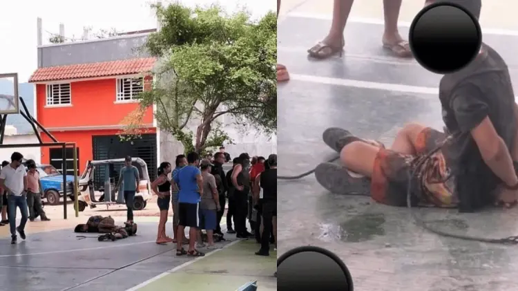 Los locales acusan a los jóvenes de asesinar a dos menores hallados descuartizados. (Foto: Cortesía)
