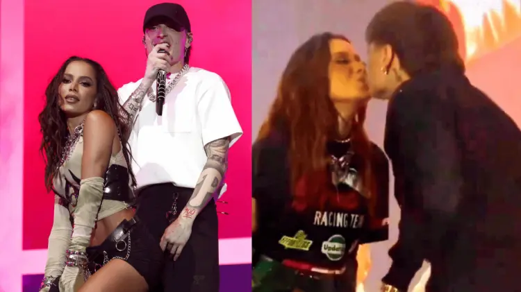 Peso Pluma subió a sus historias de Instagram la conmovedora felicitación de la cantante.