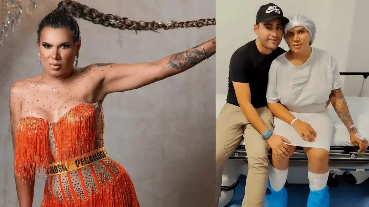 Kimberly agradeció a su esposo, Óscar, por acompañarla en momentos difíciles. (Especial / EEXPRESO)