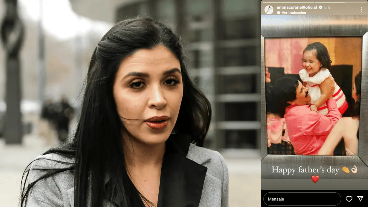 Emma Coronel felicita a El Chapo en el Día del Padre