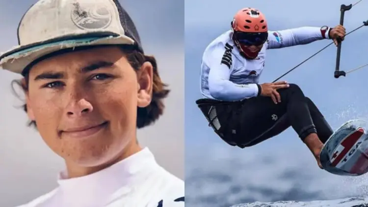 Jackson James Rice iba a competir en la nueva disciplina de kitefoil o iQFoil, (Foto: Especial)