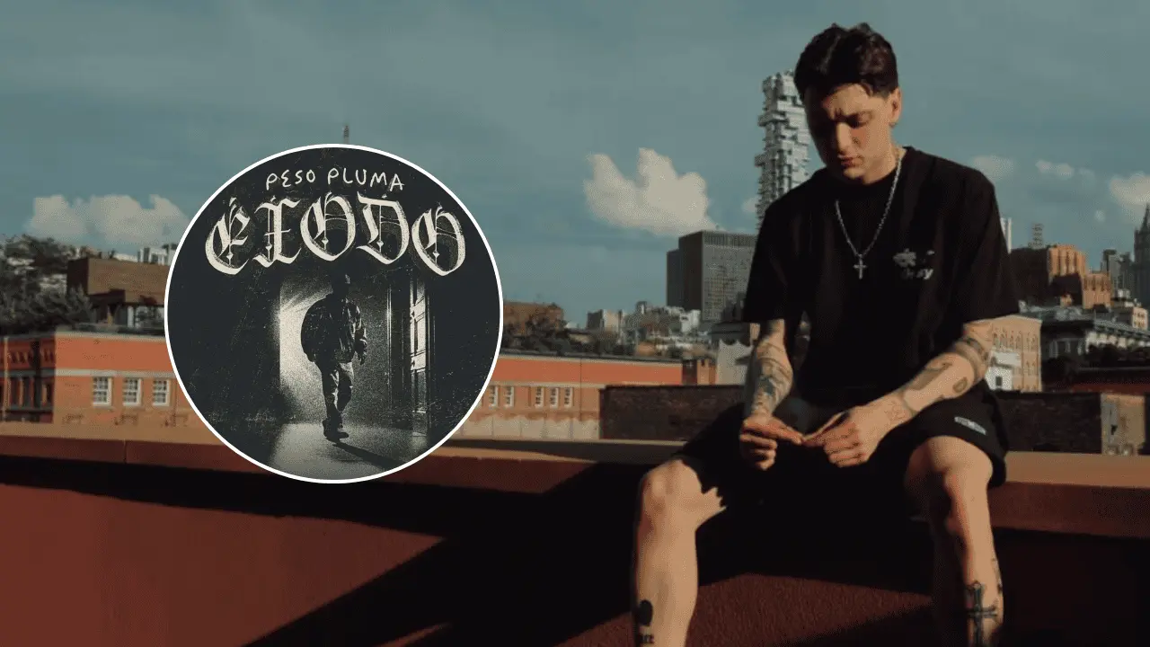 Peso Pluma estrena look con su nuevo disco Éxodo