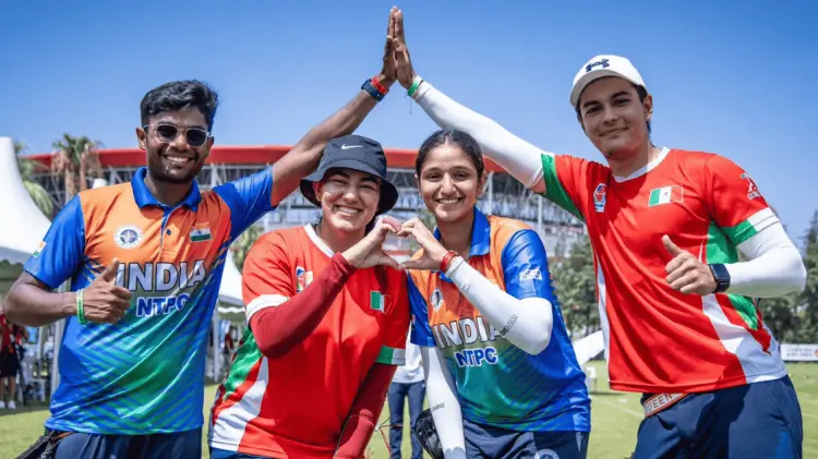 Alejandra Valencia y Matías Grande enfrentarán al equipo de India. (Foto: Cortesía)