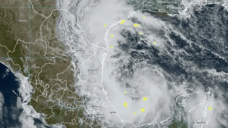 Se vigila el desarrollo ciclónico de Beryl en las costas de México. (Foto: Cortesía)