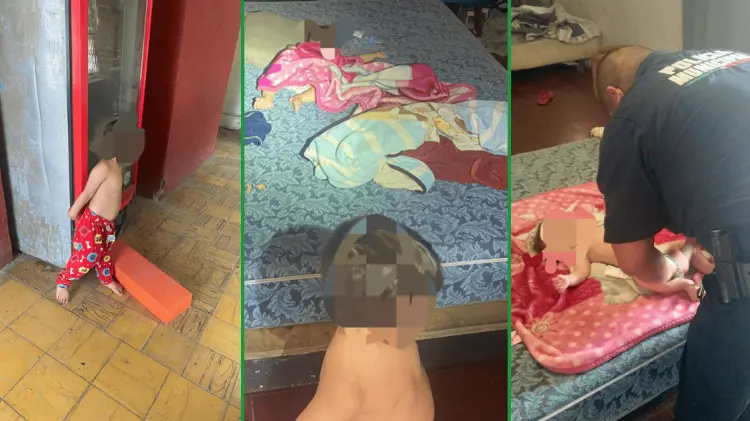 Un menor de 4 años y un bebé de cinco meses fueron rescatados este sábado. (Foto: Cortesía)