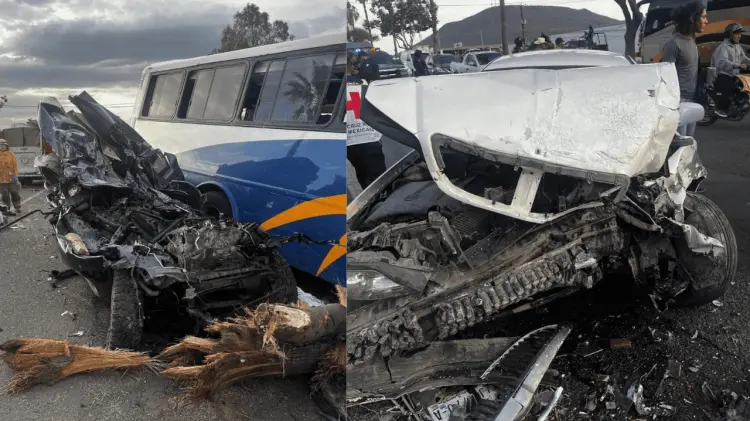 Cuerpos de auxilio trasladaron a los lesionados a hospitales cercanos. (Especial / EXPRESO)