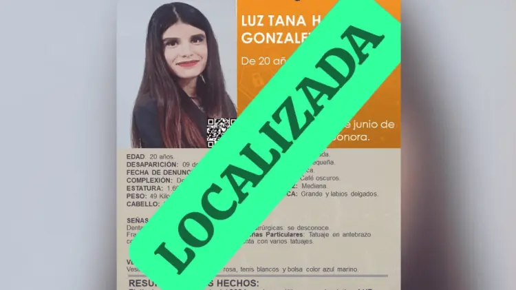 Luz salió de su domicilio por voluntad propia, afirmó la Fgje. (Foto: Cortesía)